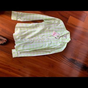 Lilly long sleeve  gingham cotton blouse